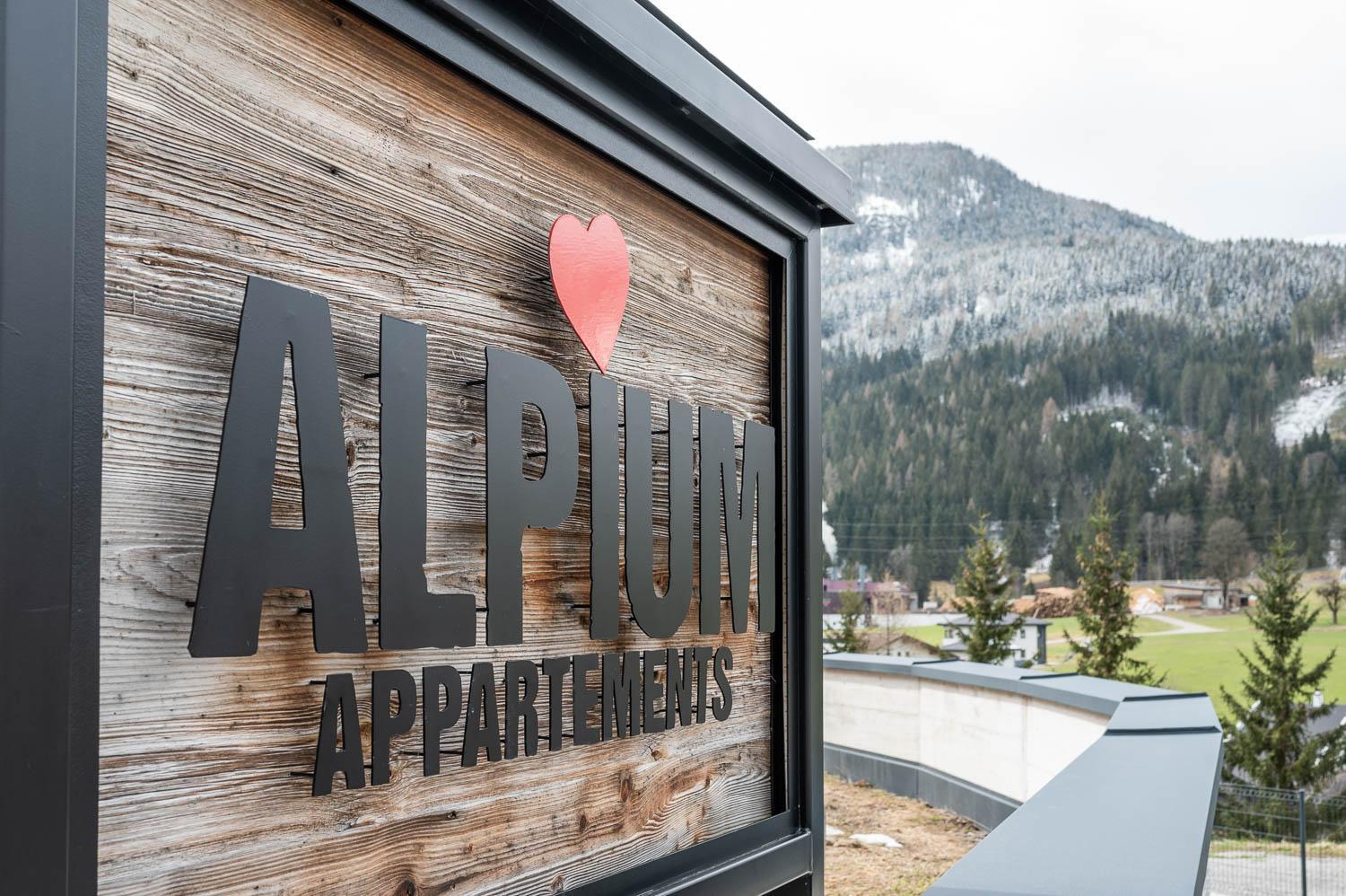 Alpium - Luxusappartements Флахау Екстериор снимка